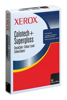 Бумага Xerox COLOTECH + SUPERGLOSS c 1-м покрытием глянца